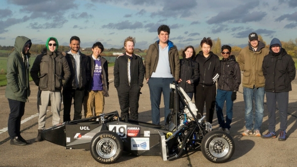 The UCLR 2017 team and their prototype