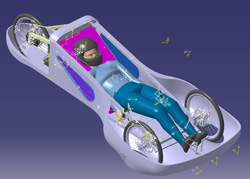 Hydrone CAD model in CATIA