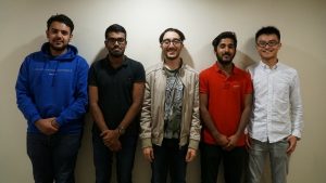 The team behind the High-Level Tennis Ball Serving Machine project