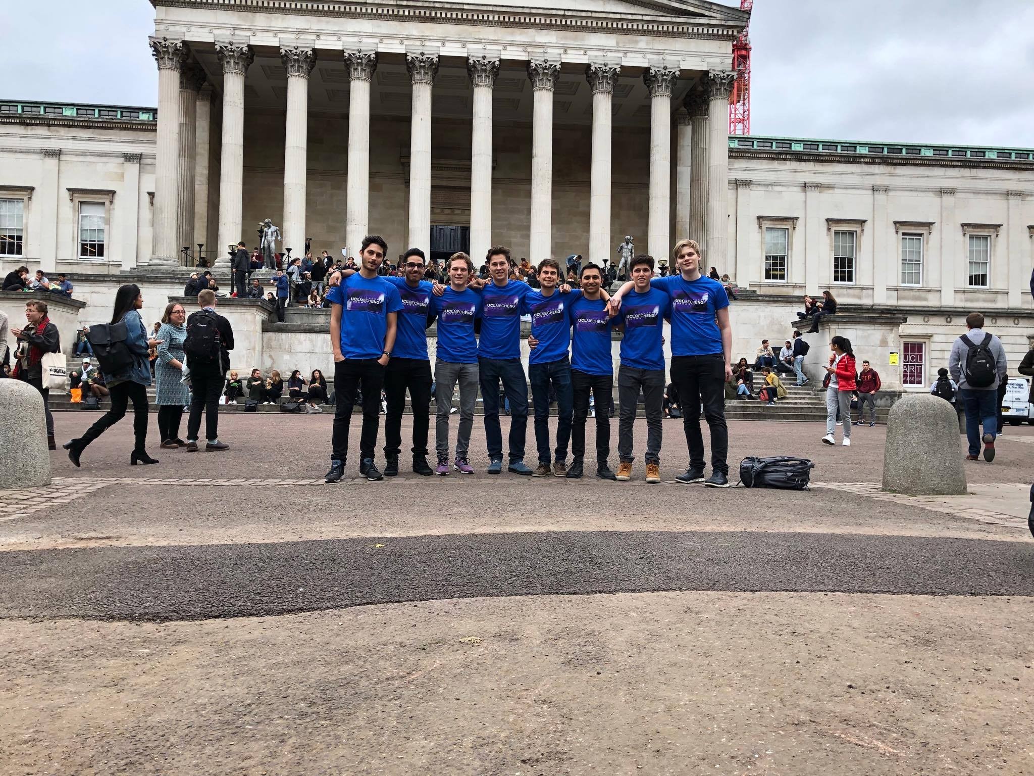 The UCL Racing Shell Eco-marathon team